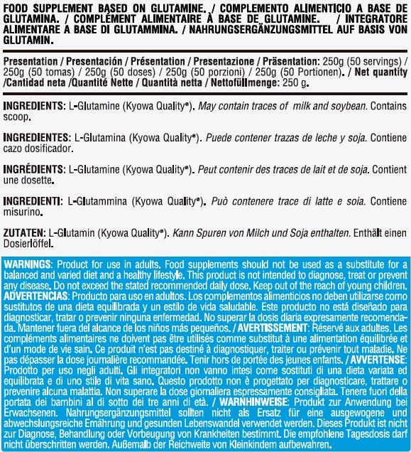 LIFE PRO GLUTAMINE 250G 2/6