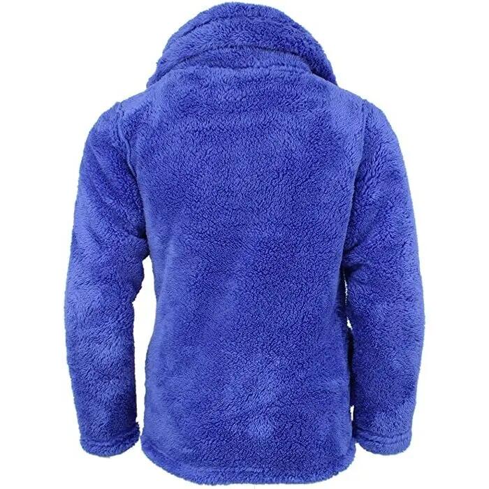 Girl's fleece jacket Peak Mountain coral sherpaGasana 2/2