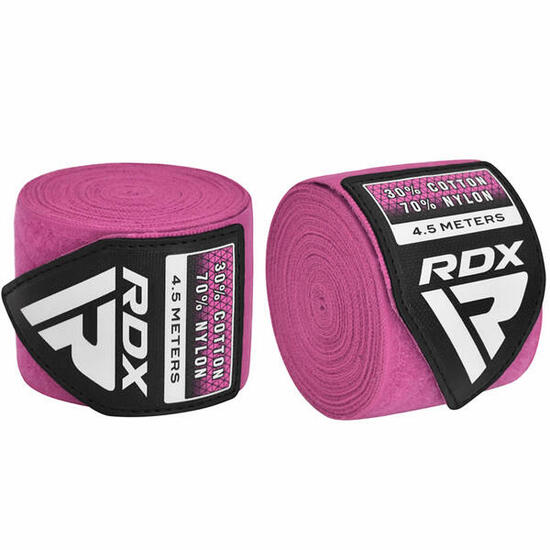 RDX Bandes de Boxe WX Pro 4.5 m – Rose
