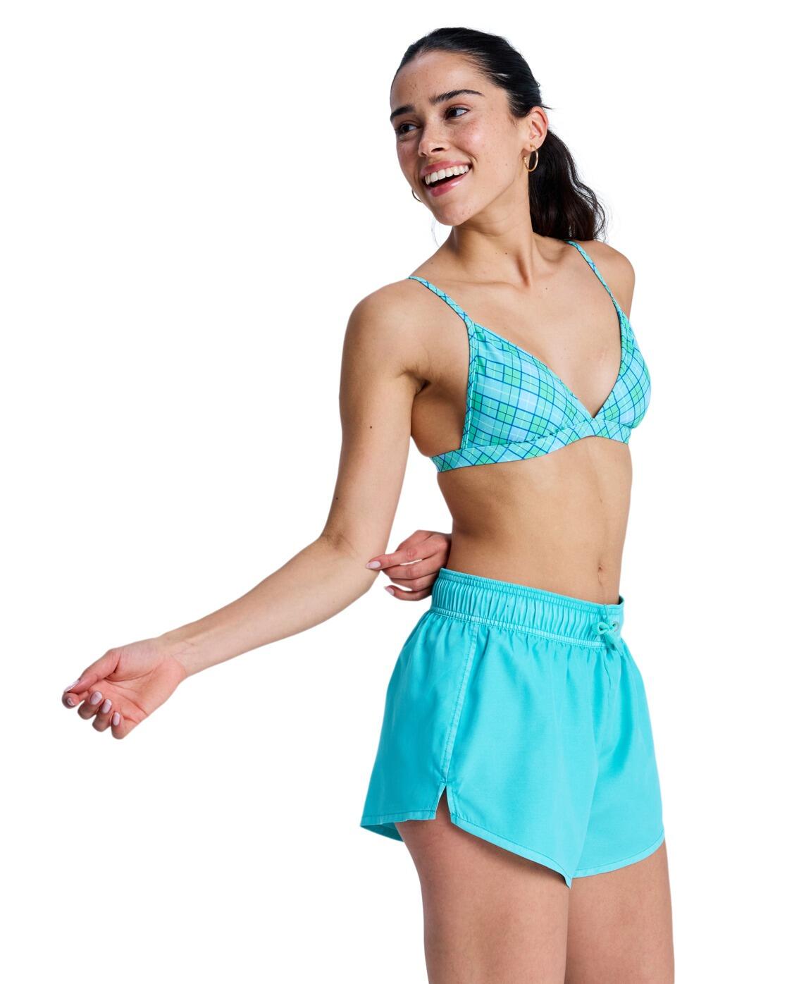 Boardshorts NO BAD WAVES Azul Mujer 3/4
