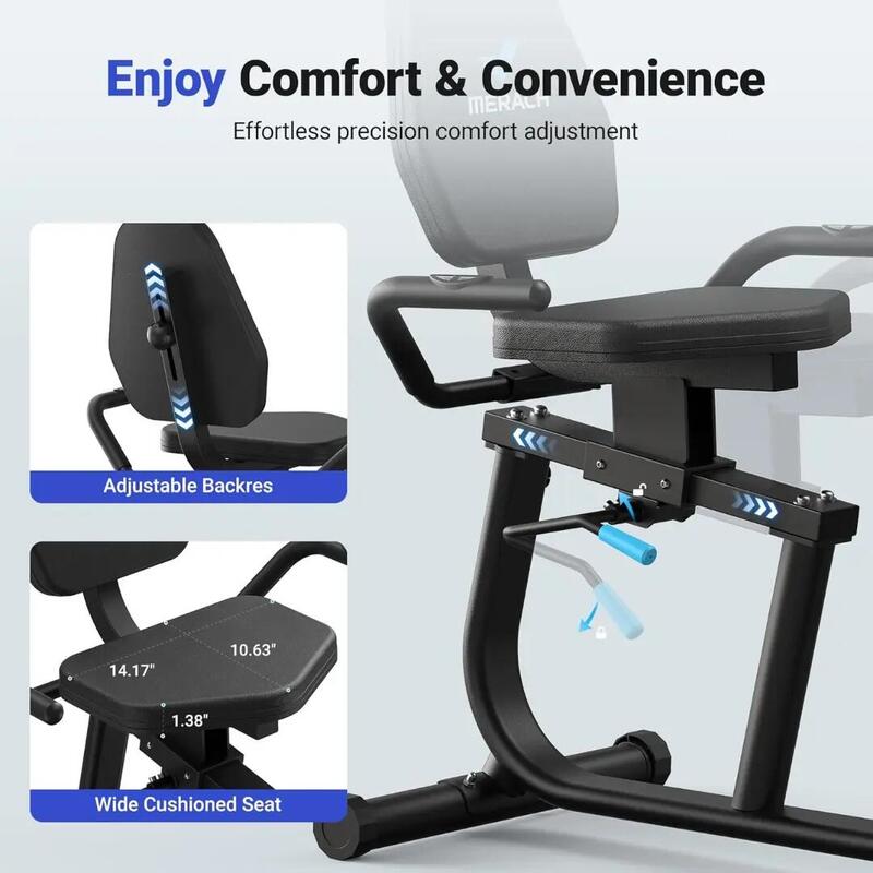 Bicicleta orizontala cu benzi elastice MR-S23, MERACH