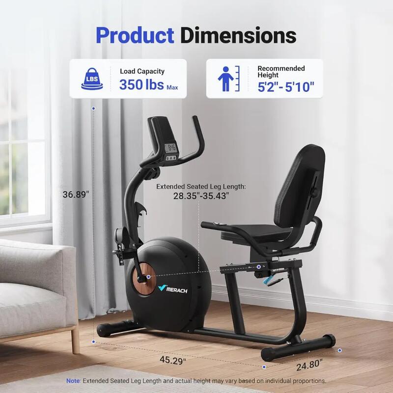 Bicicleta orizontala cu benzi elastice MR-S23, MERACH