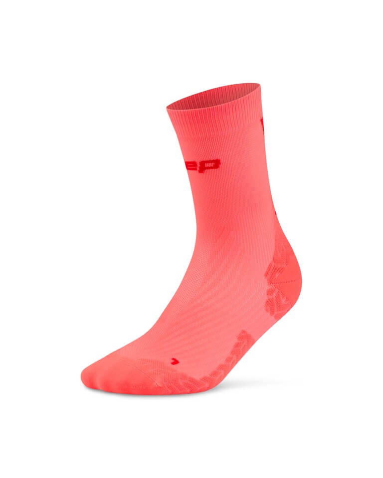 Damskie sportowe skarpety kompresyjne do połowy łydki Ultralight Core Run CEP 2/3