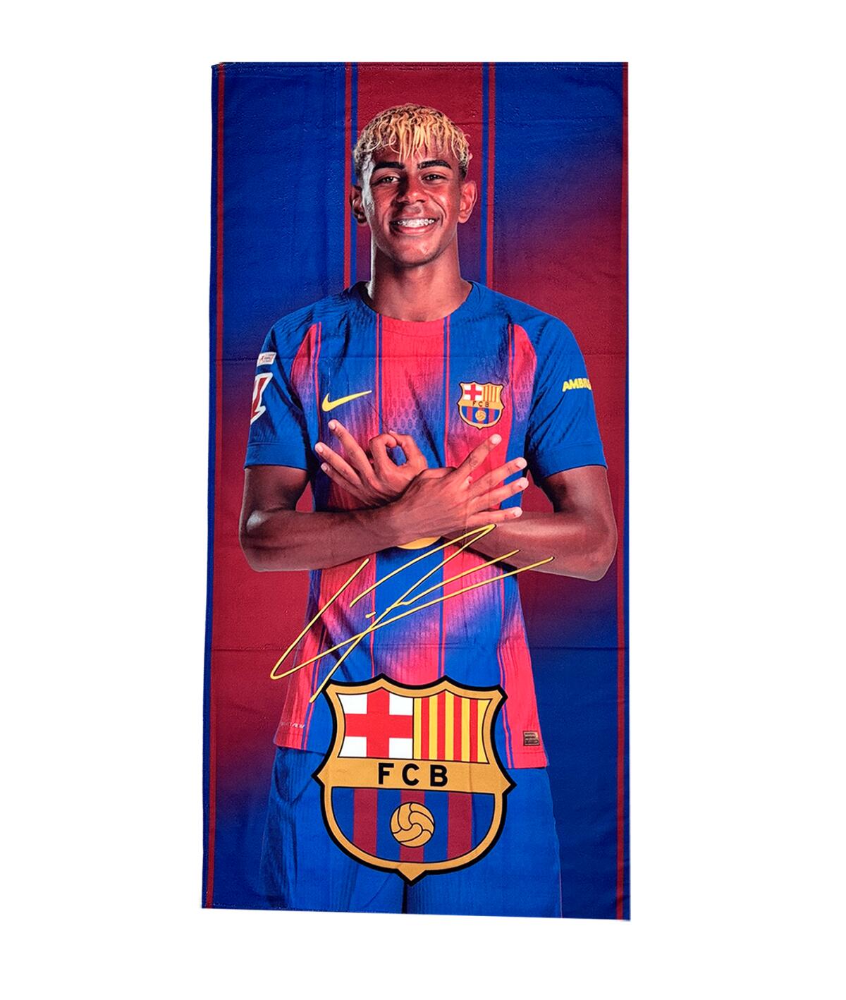 Toalla Playa FC Barcelona Oficial Lamine Yamal 1/4