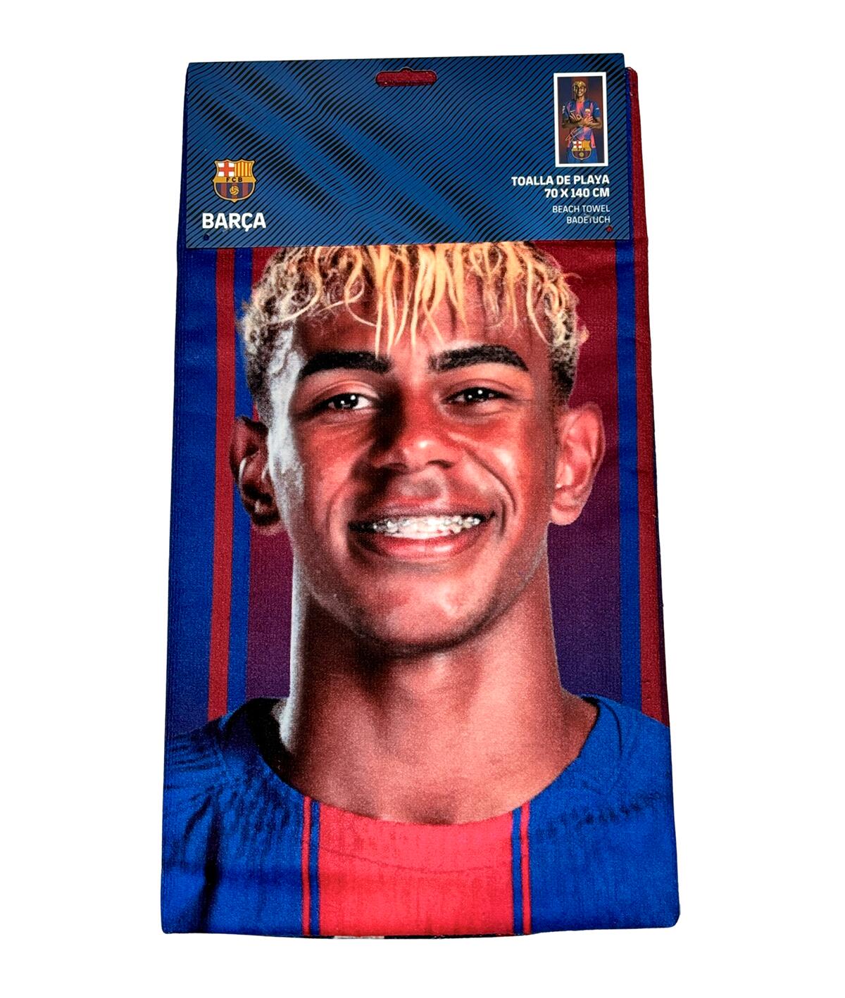 Toalla Playa FC Barcelona Oficial Lamine Yamal 2/4