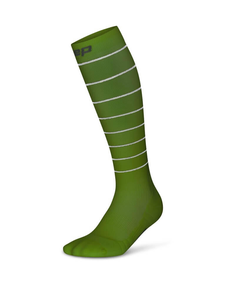 Șosete compresie alergare CEP Pro Run Reflective 2.0 - galben neon | vizibilita… 5/7