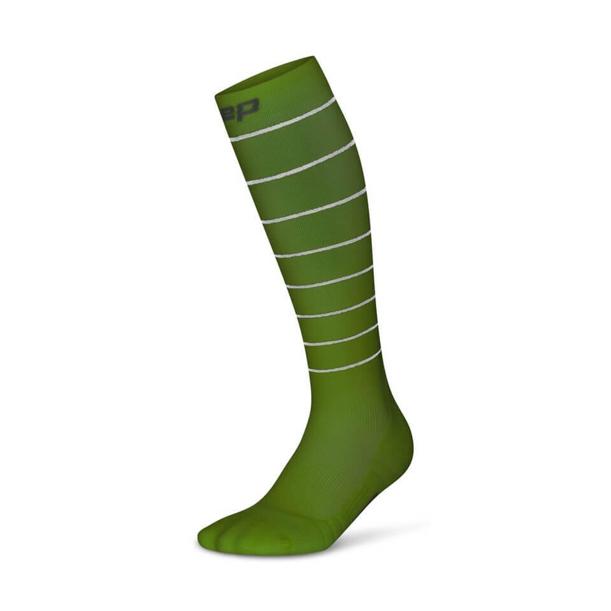 Șosete compresie alergare CEP Pro Run Reflective 2.0 - galben neon | vizibilita…