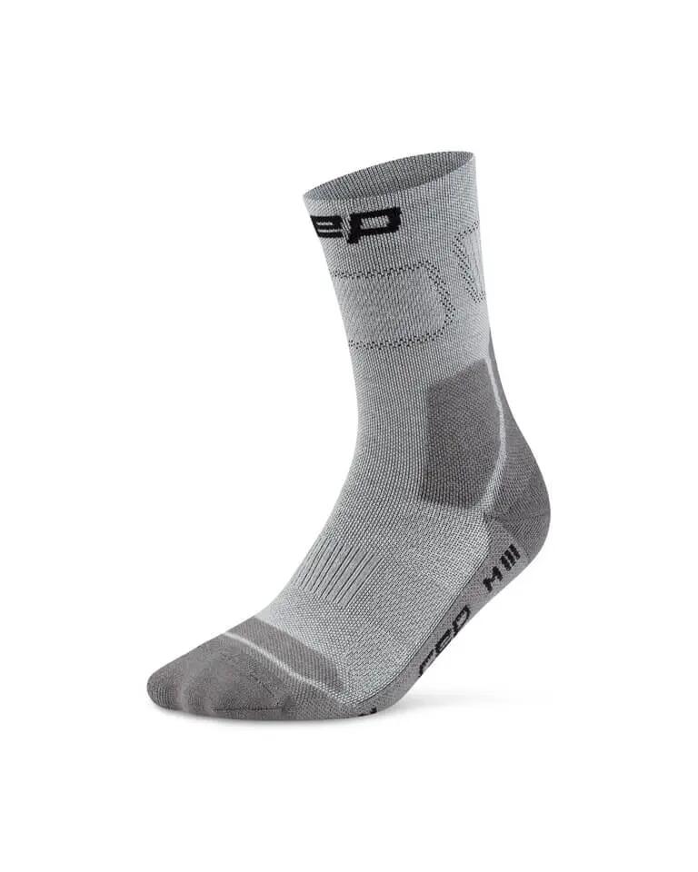 Chaussettes de randonnée CEP Light Merino Mid-Cut - Gris/Foncé - Femmes 2/5