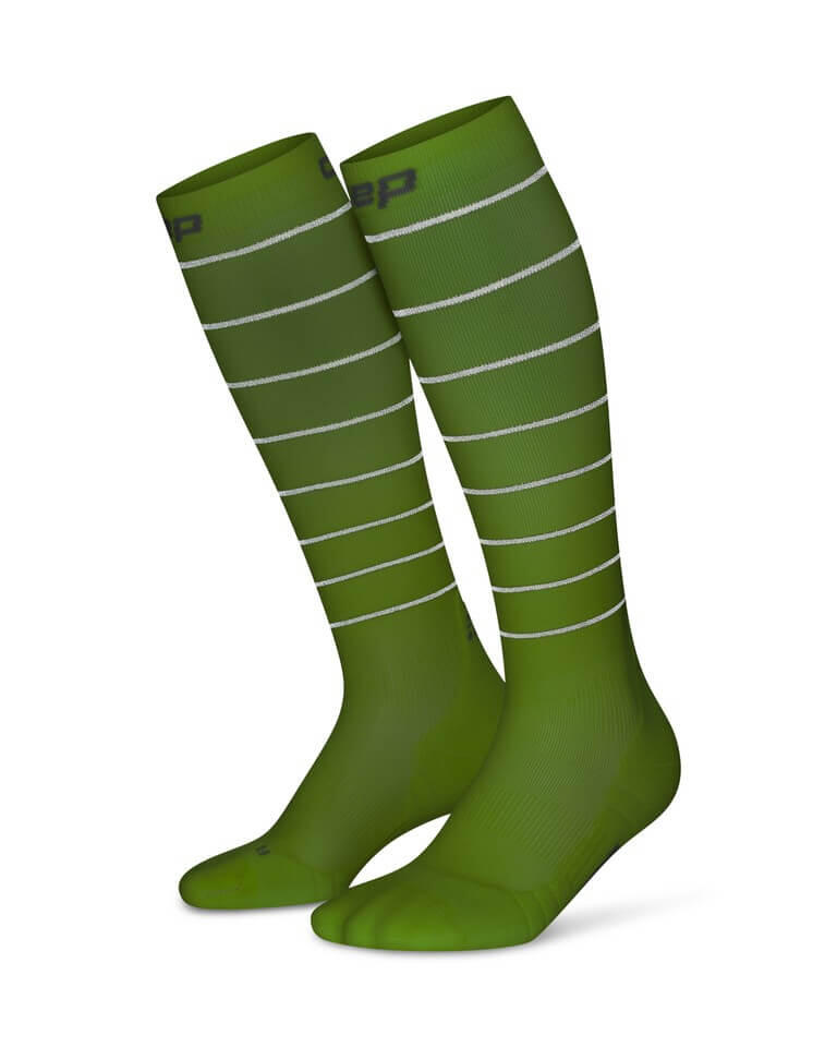 Șosete compresie alergare CEP Pro Run Reflective 2.0 - galben neon | vizibilita… 4/7