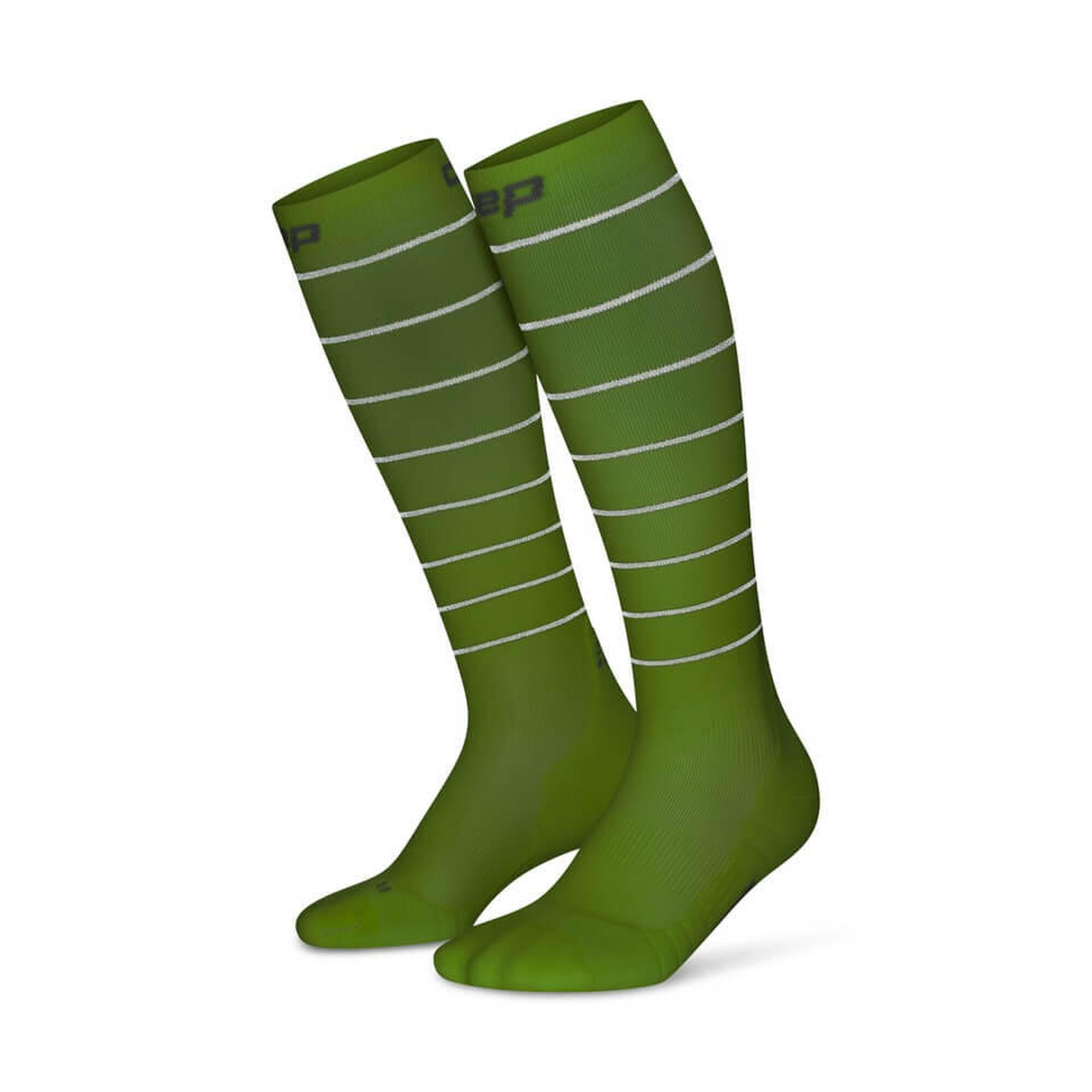 Șosete compresie alergare CEP Pro Run Reflective 2.0 - galben neon | vizibilita…