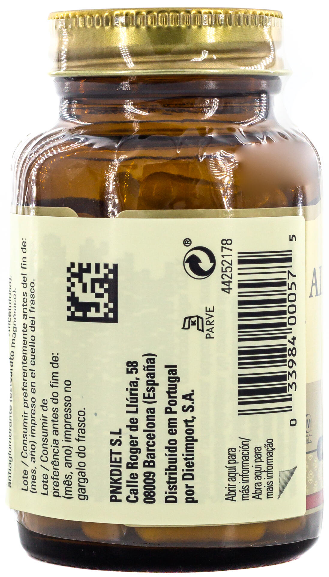 Acido Alfa Lipoico 120 mg 60 cápsulas 3/3