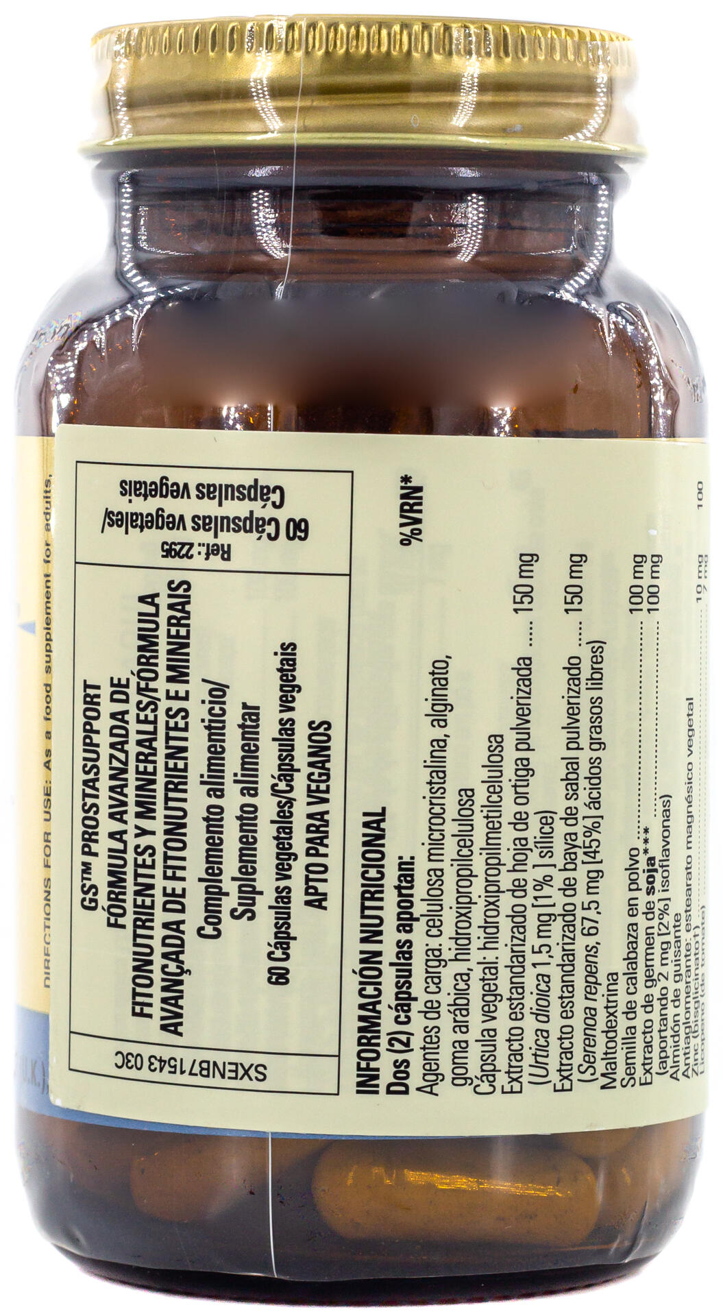 Gold Specifics Prostate Support 60 Cápsulas 3/3