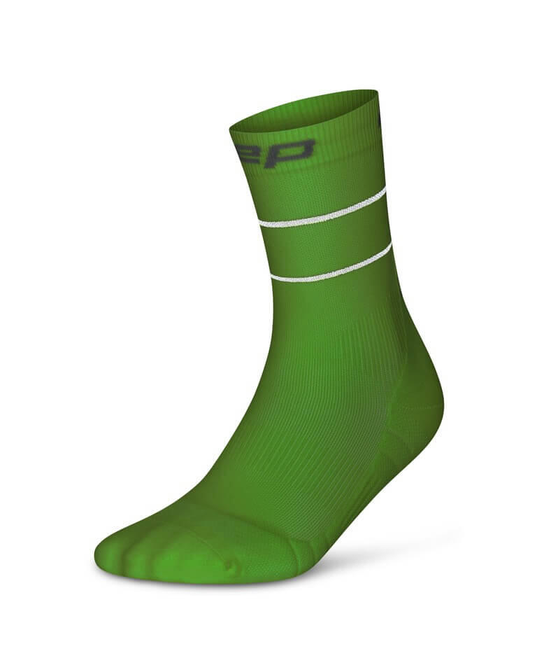 Damskie skarpety biegania kompresyjne odblaskowe PRO Run Reflective CEP 5/7