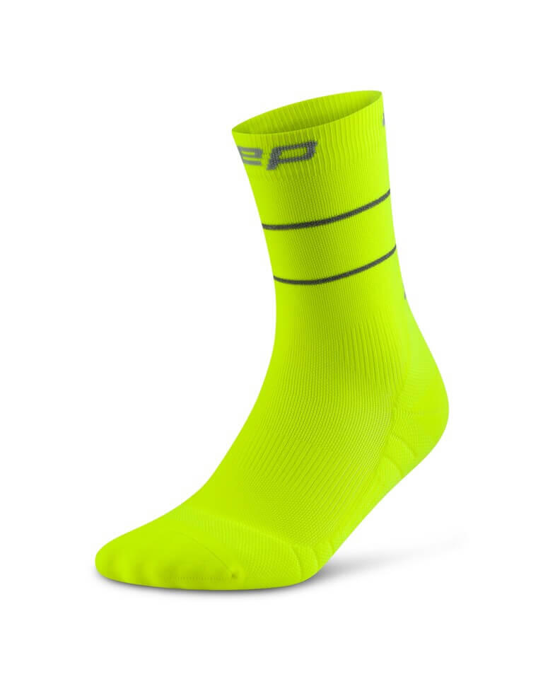 Damskie skarpety biegania kompresyjne odblaskowe PRO Run Reflective CEP 2/7