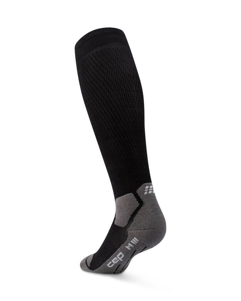 CEP Hiking Light Merino Tall Compressie wandelsokken - Zwart/Grijs - Dames 3/5