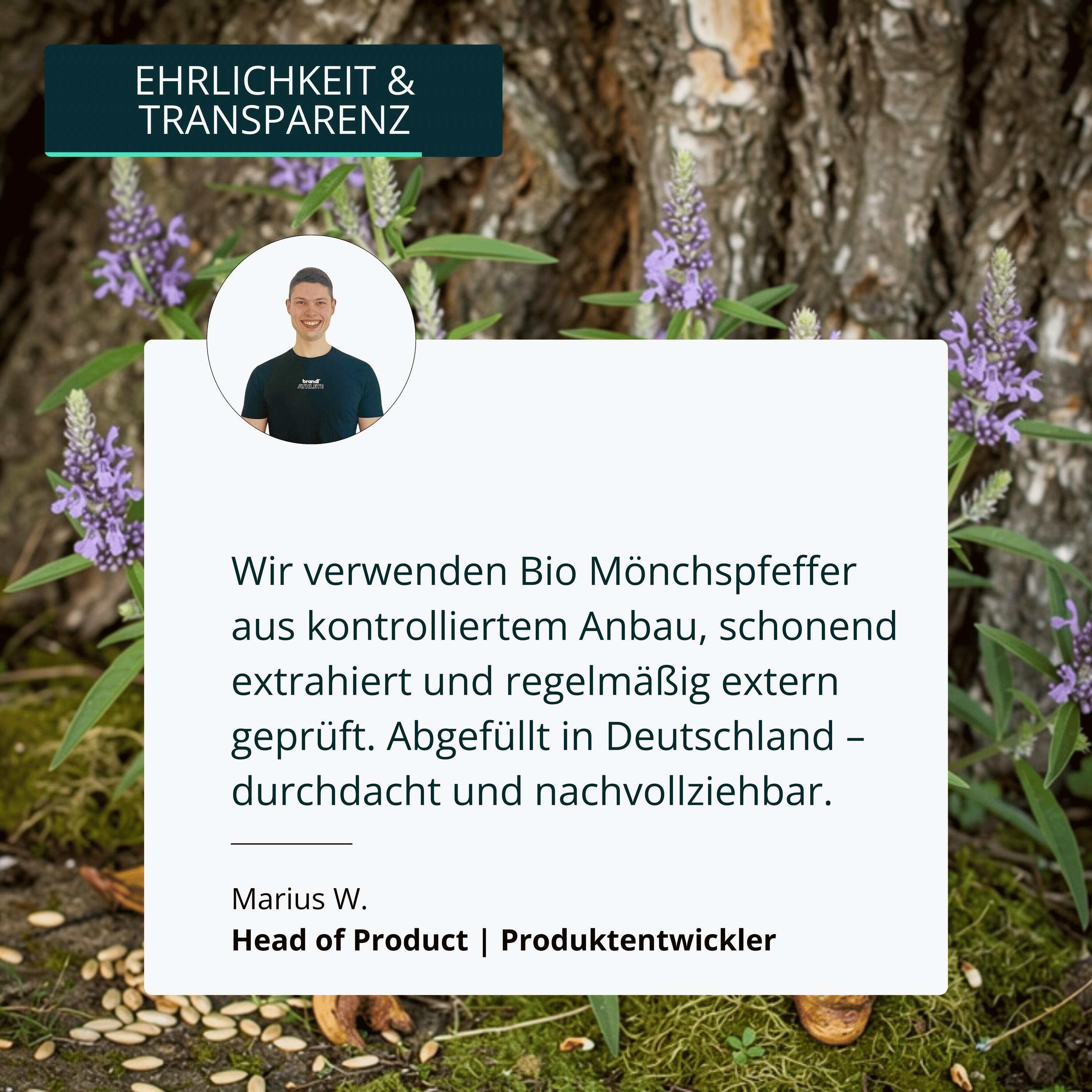 brandl® Premium Bio-Mönchspfeffer-Extrakt (4:1) - 180 Kapseln 7/7