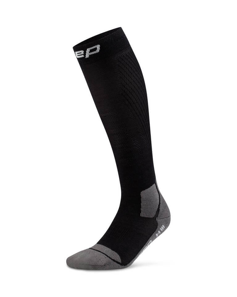 CEP Hiking Light Merino Tall Compressie wandelsokken - Zwart/Grijs - Dames 2/5