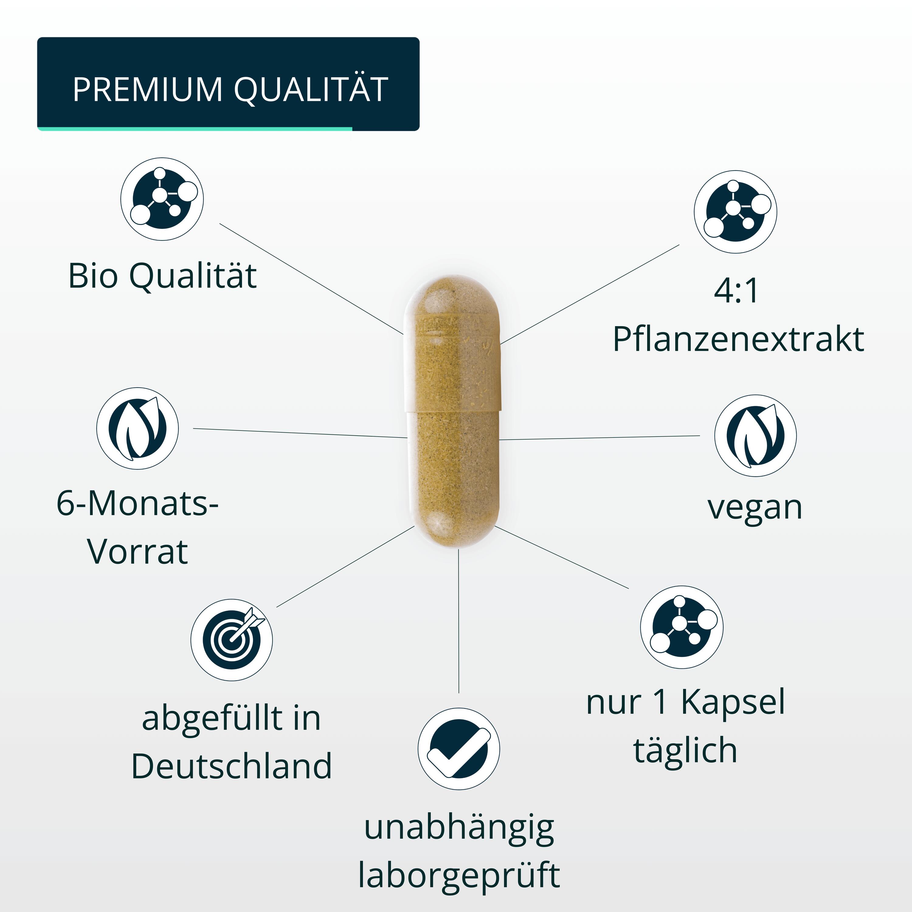 brandl® Premium Bio-Mönchspfeffer-Extrakt (4:1) - 180 Kapseln 5/7