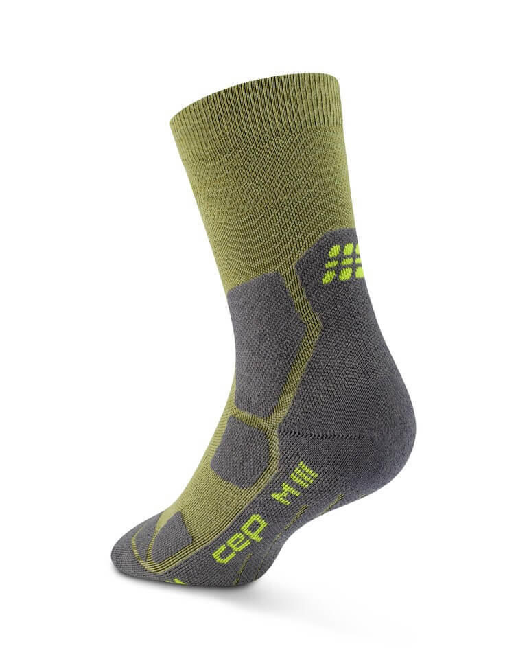 CEP Hiking Merino Mid-Cut Compressie - Olijfgroen - Heren(39/42) 3/5