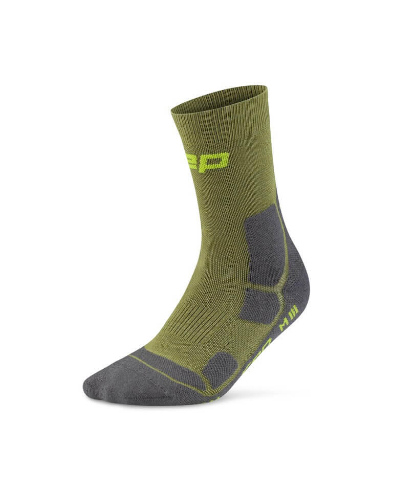CEP Hiking Merino Mid-Cut Compressie - Olijfgroen - Heren(39/42) 2/5
