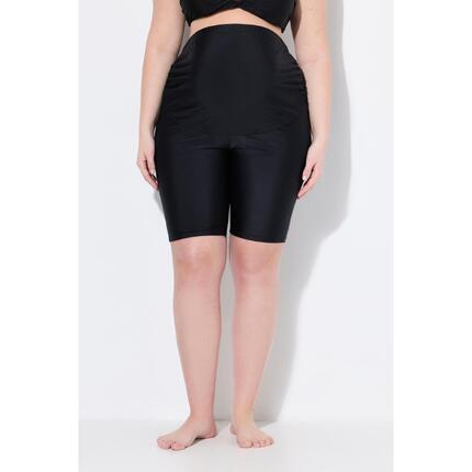 Damskie Bermudy kąpielowe Bellieva do kolan szeroka wkładka elastyczna prążki