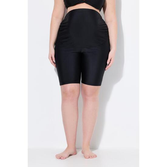 Damskie Bermudy kąpielowe Bellieva do kolan szeroka wkładka elastyczna prążki