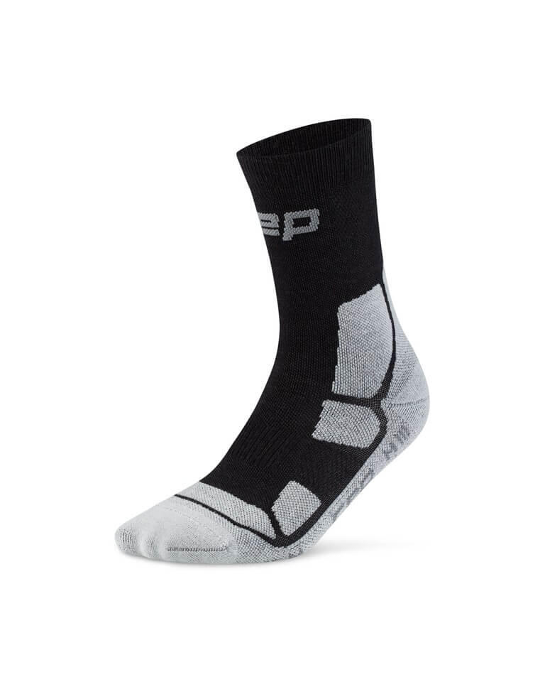 CEP Hiking Merino Mid-Cut Compressie - Zwart/Grijs - Heren(45/48) 2/5