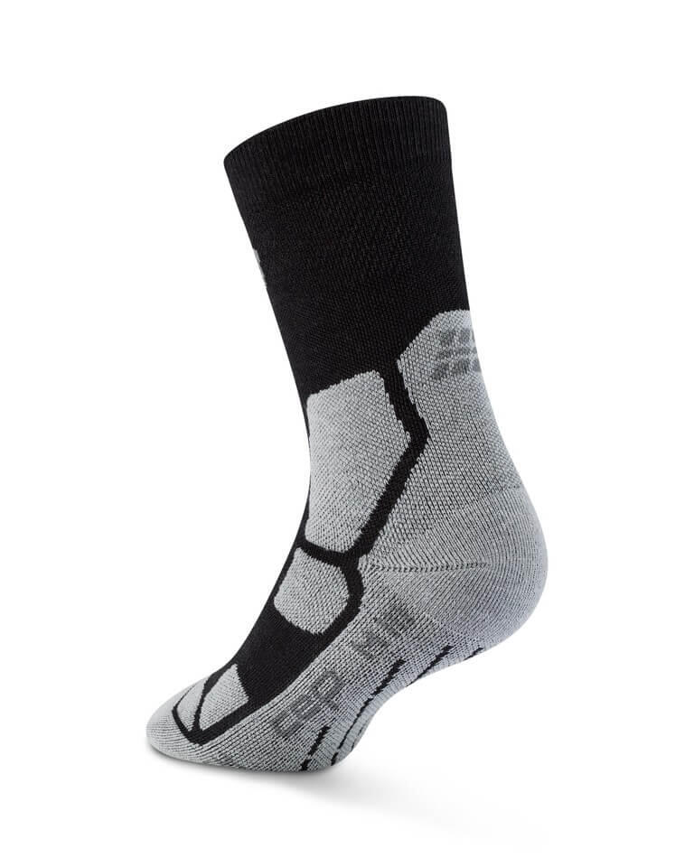CEP Hiking Merino Mid-Cut Compressie - Zwart/Grijs - Heren(45/48) 3/5