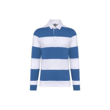 Polo rayé manches longues Kariban