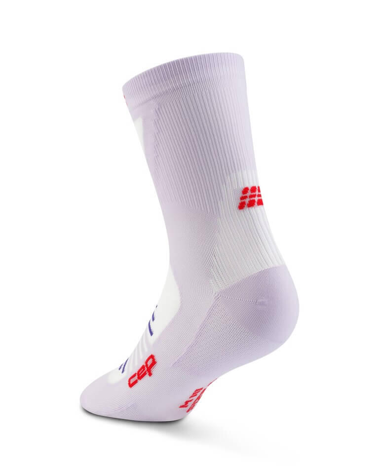 Șosete compresie alergare CEP Pro Run Ultralight Mid Cut - mov liliac | ultrauș… 3/3