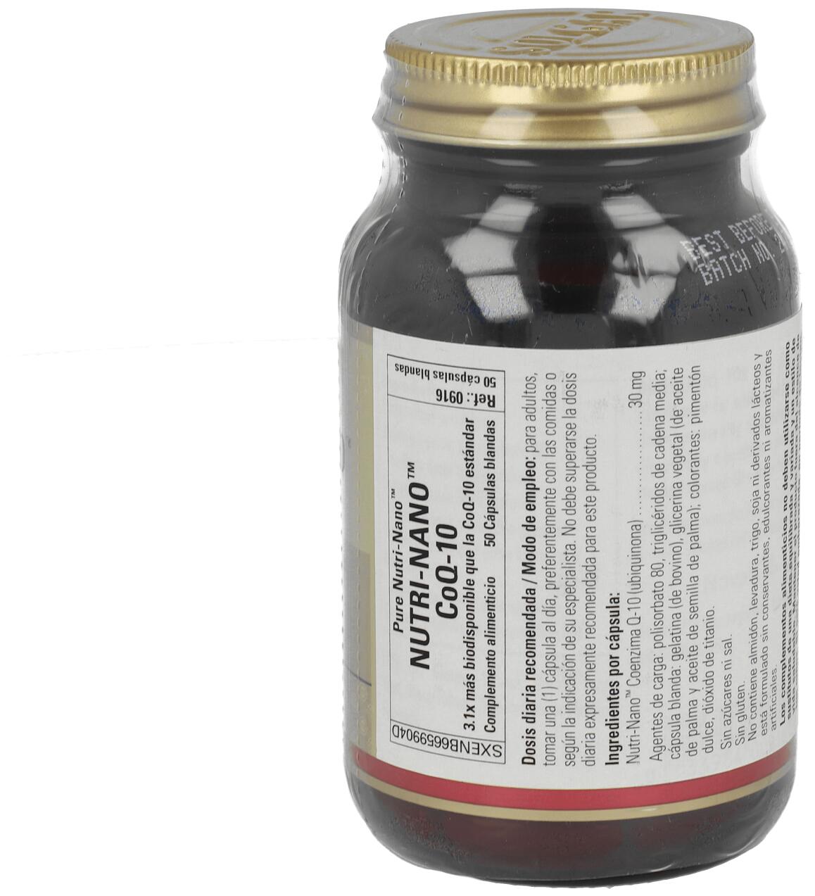 Nutri-Nano Coenzima CoQ-10 50 Cápsulas Blandas 2/3