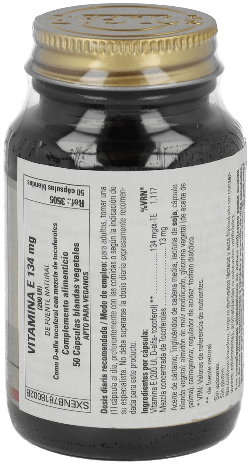 Vitamina E 200 Ul 134 mg Cápsulas 3/3