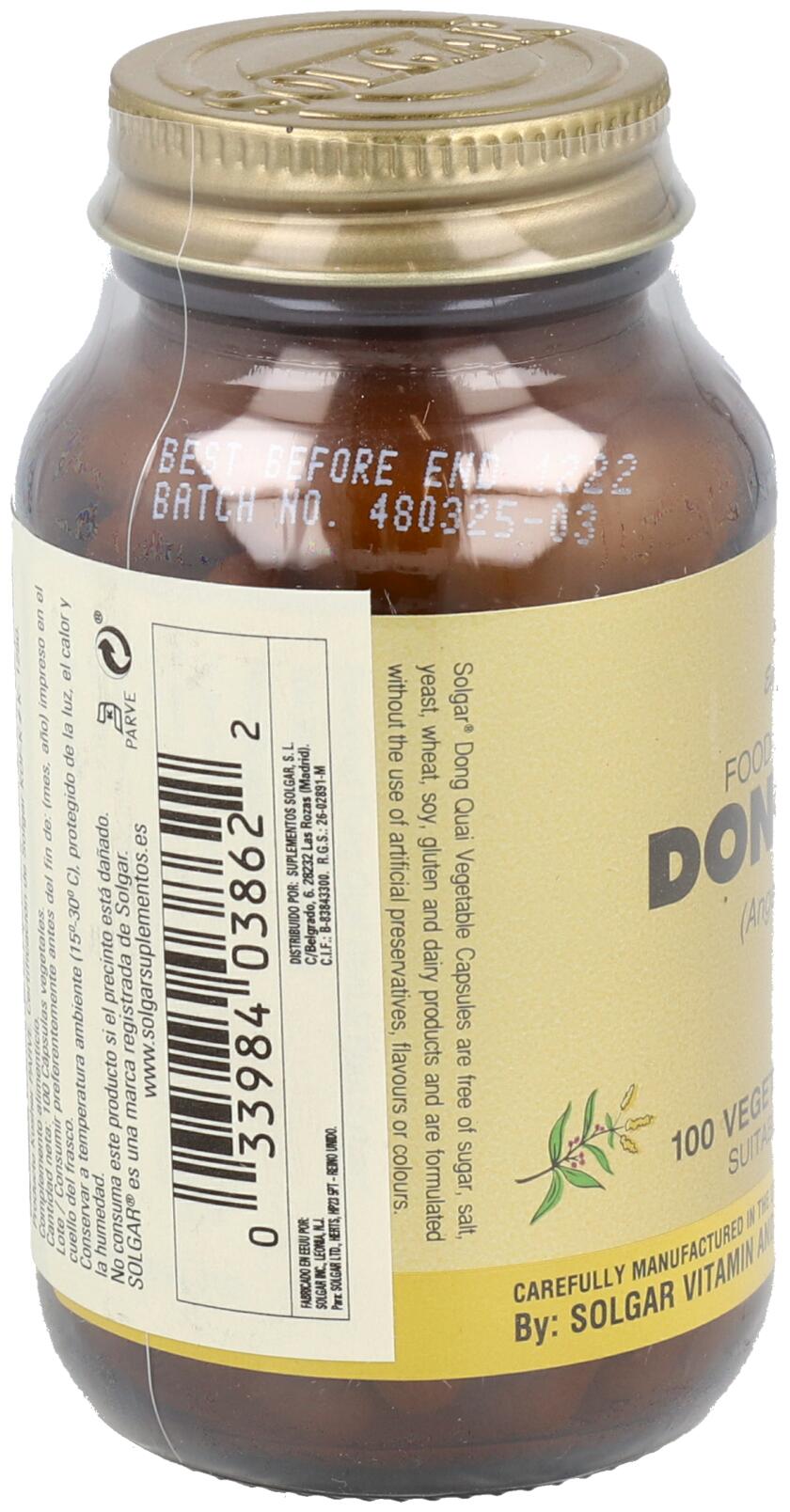 Dong Quai (Angelica sinensis) 100 Cápsulas 3/3