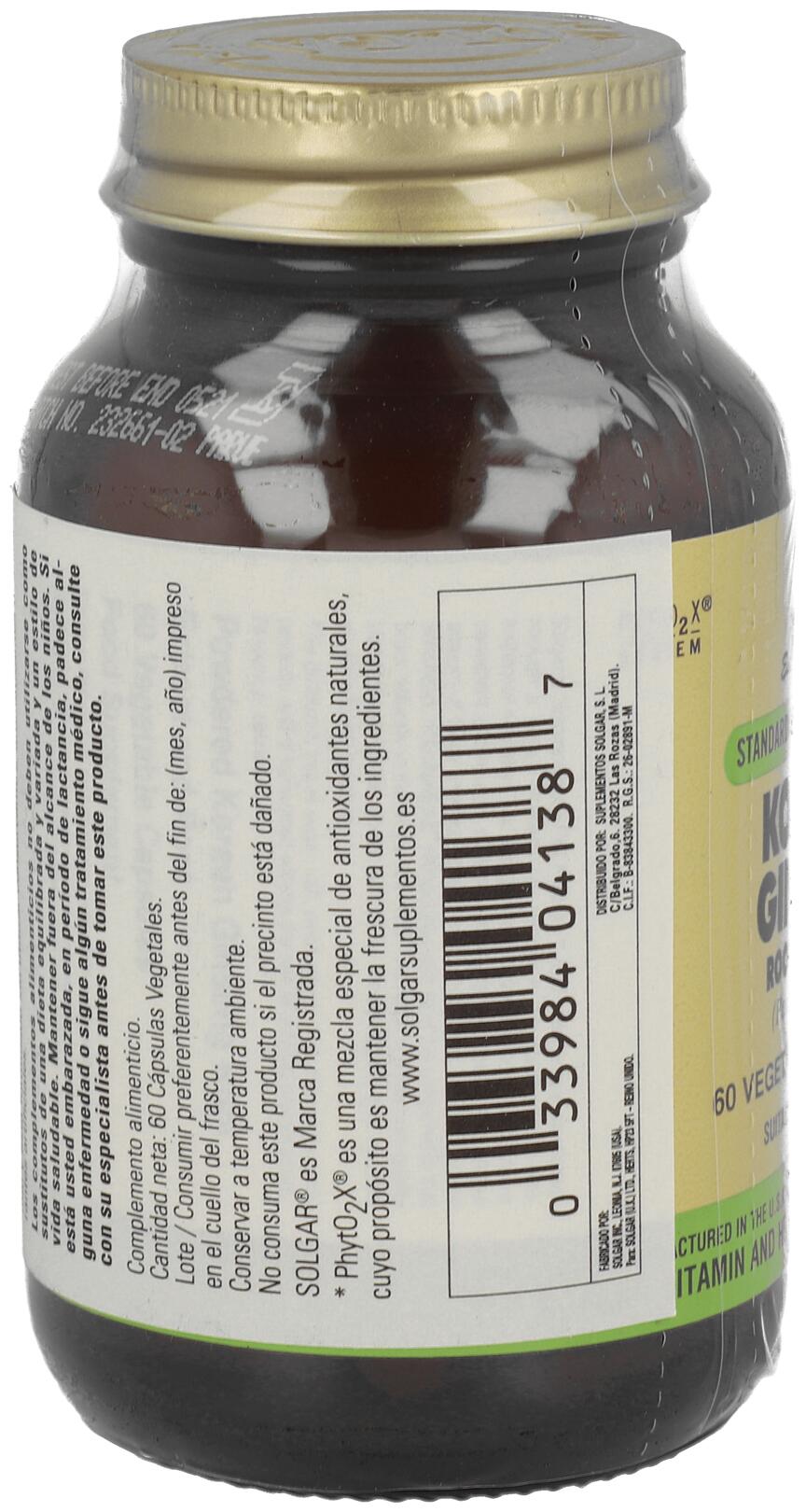 Extracte din plante Sănătatea sexuală Korean Ginseng Root Extract 60 buc 3/3