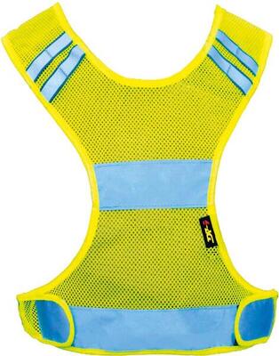 4-ACT fascia riflettente di sicurezza taglia M (42 x 38 cm) gialla