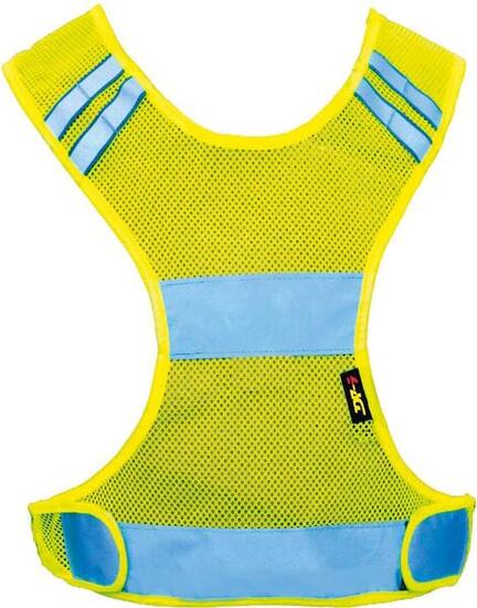 4-ACT fascia riflettente di sicurezza taglia M (42 x 38 cm) gialla