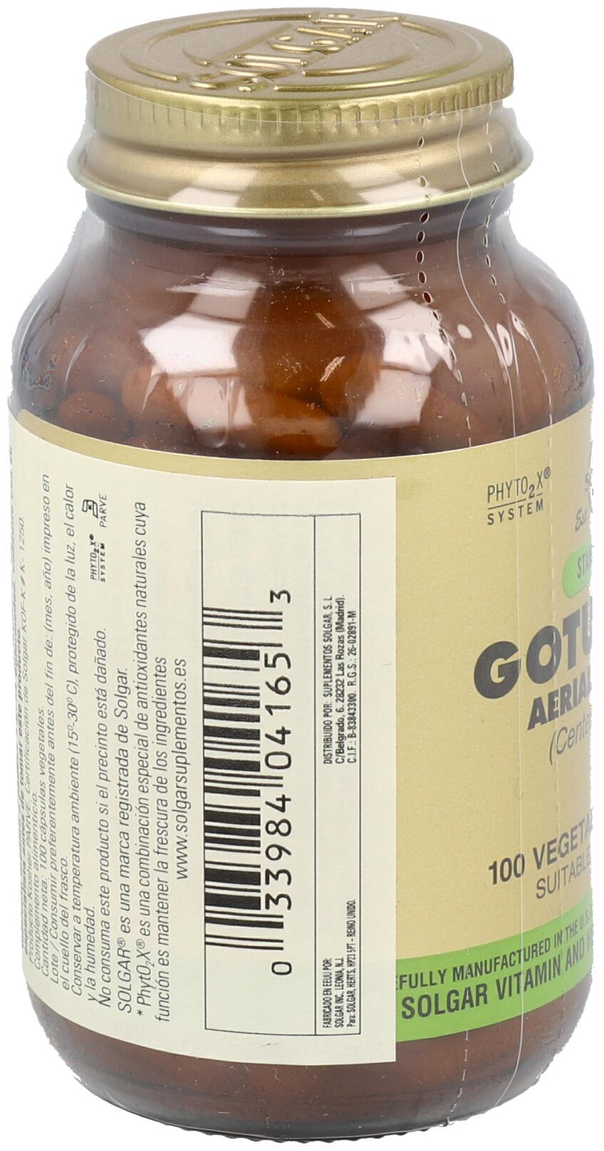 Gotu Kola Sfp Centella Asiatica 100 Cápsulas 3/3