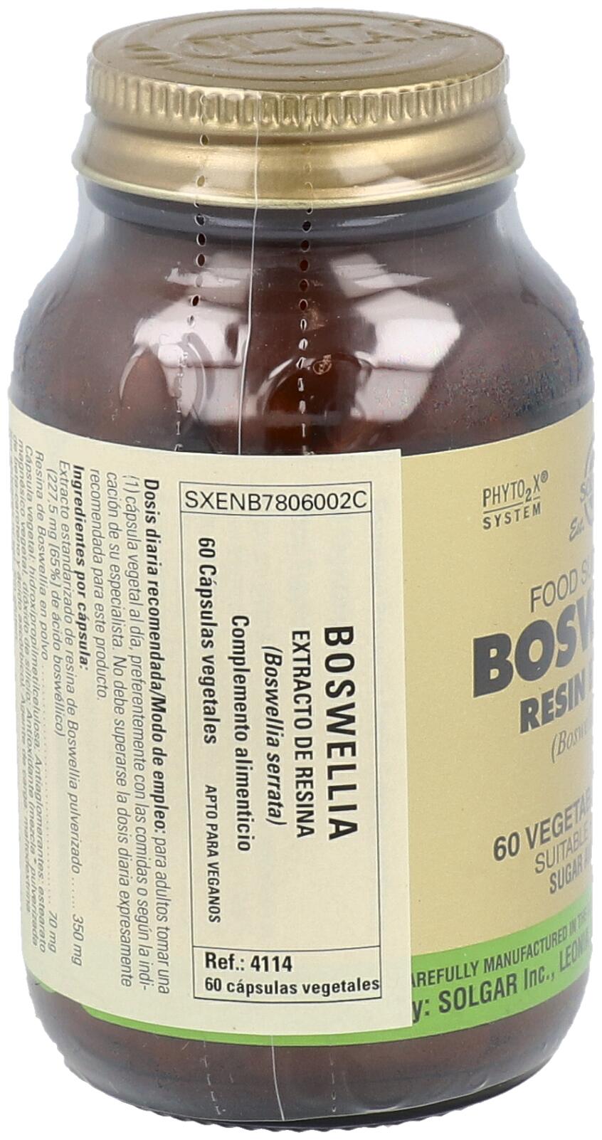 Boswellia Resina Boswellia Serrata 60 cápsulas 3/3