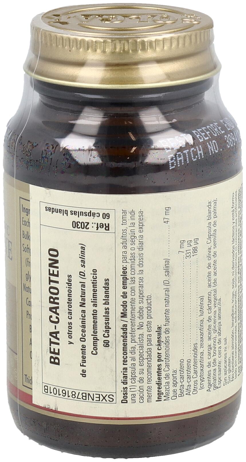 Betacaroteno Oceanico 7mg cápsulas 3/3