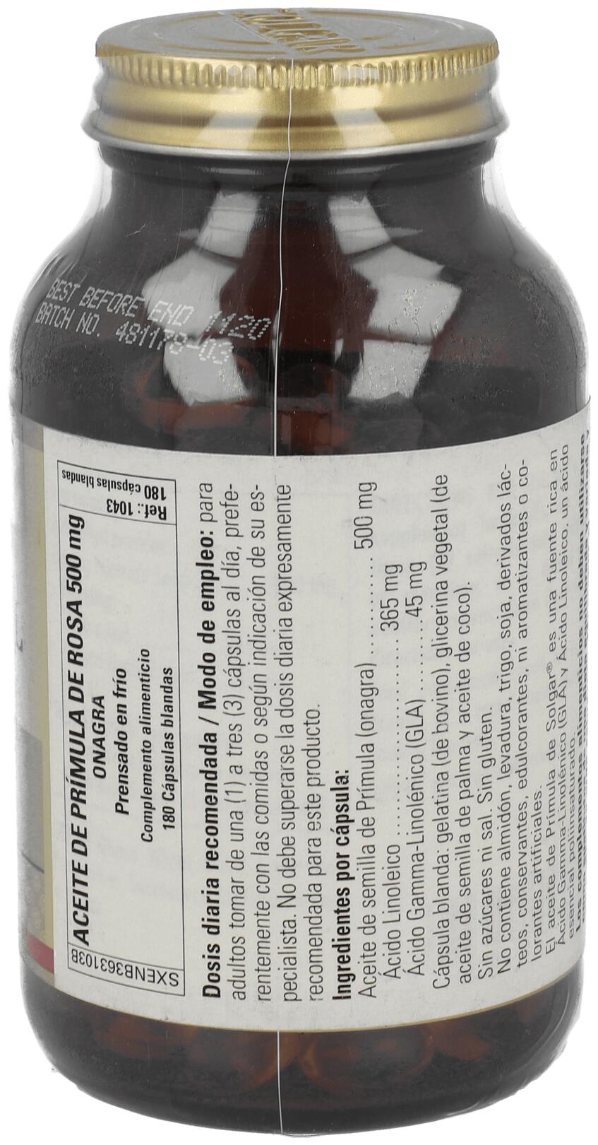 Aceite Primula Rosa 500 mg Perlas 3/3