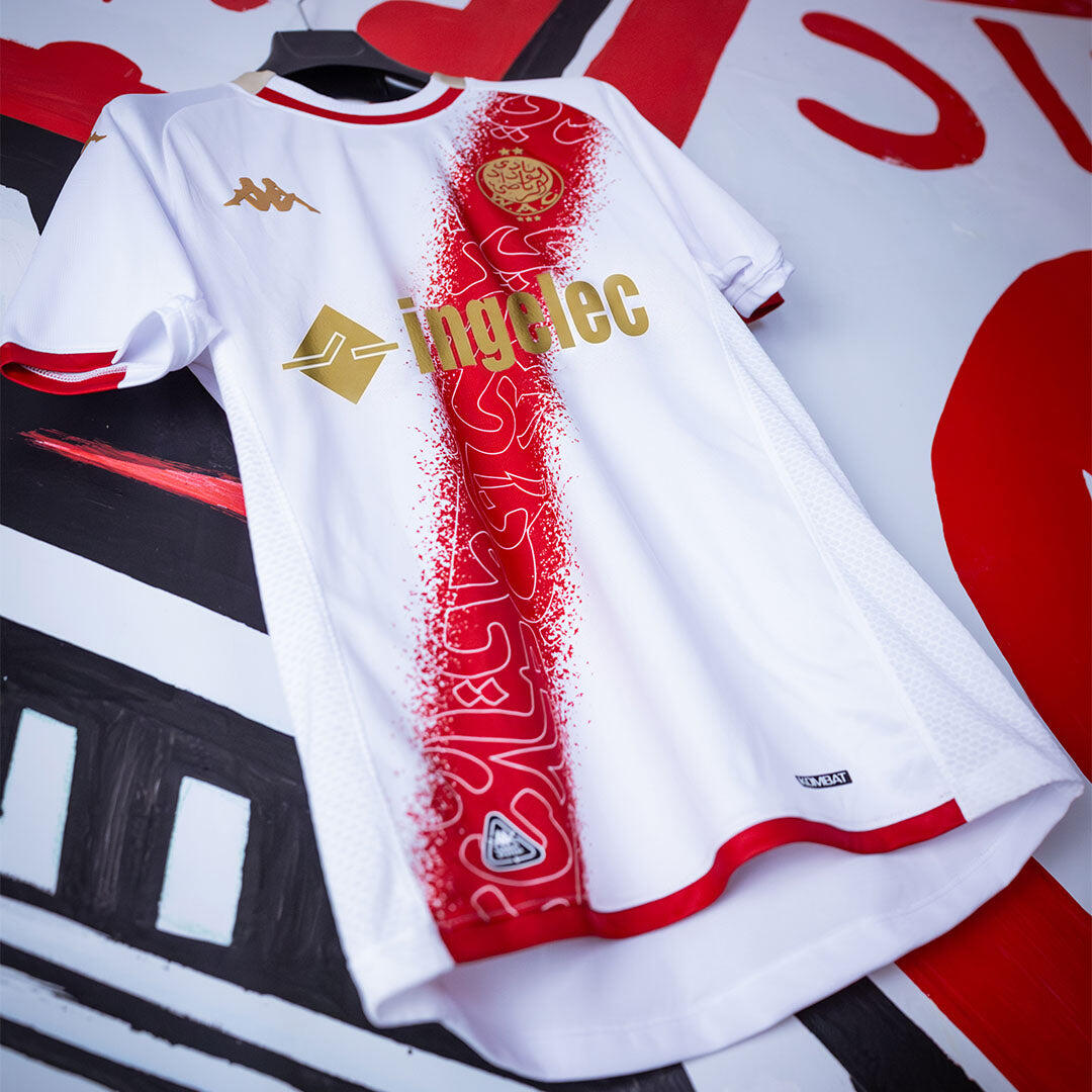 Maillot Kombat Away ZIYECH homme WYDAD AC 25/26 blanc 2/7