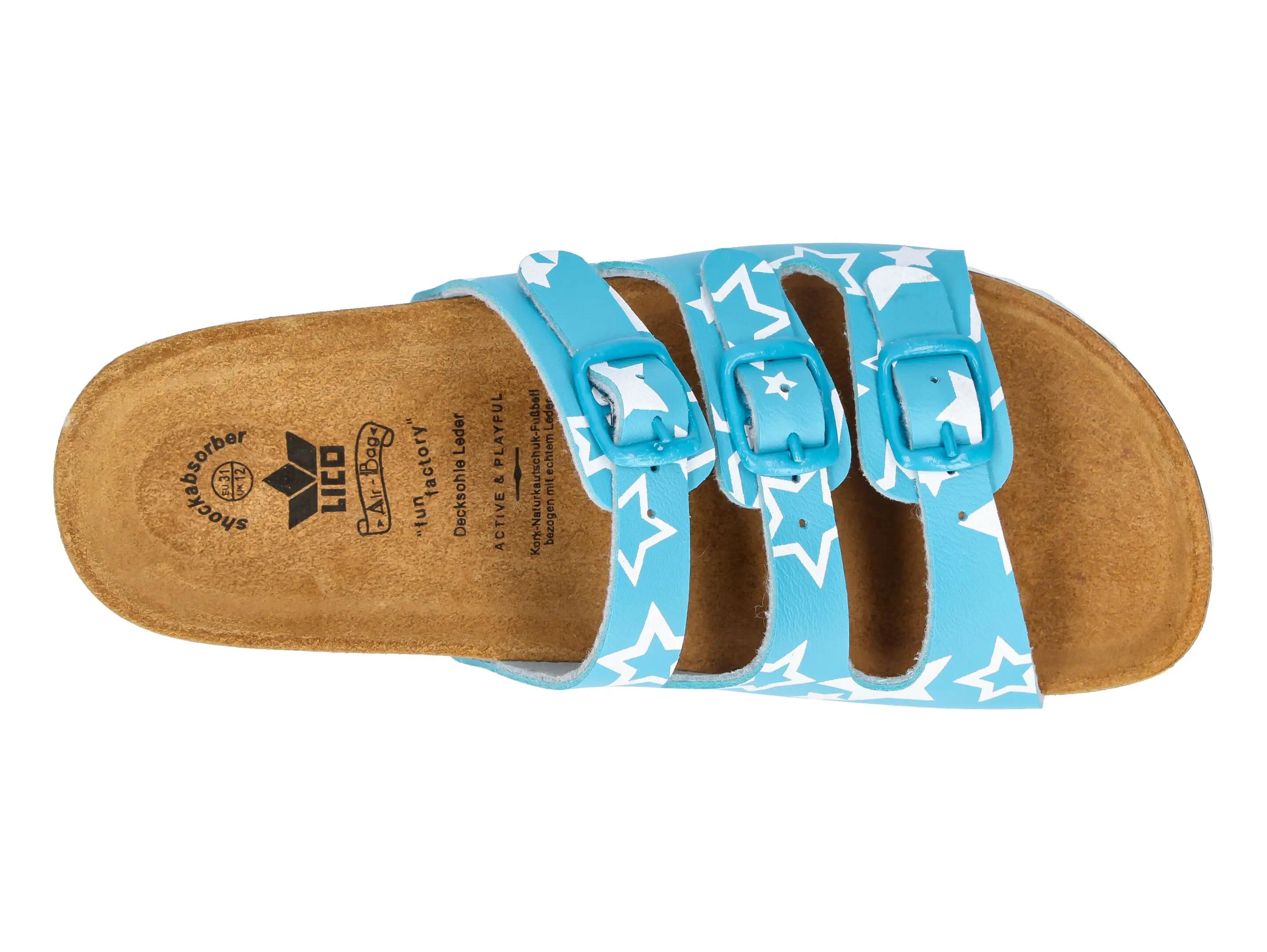 LICO Bioline Star mules enfant, semelle en cuir 5/6