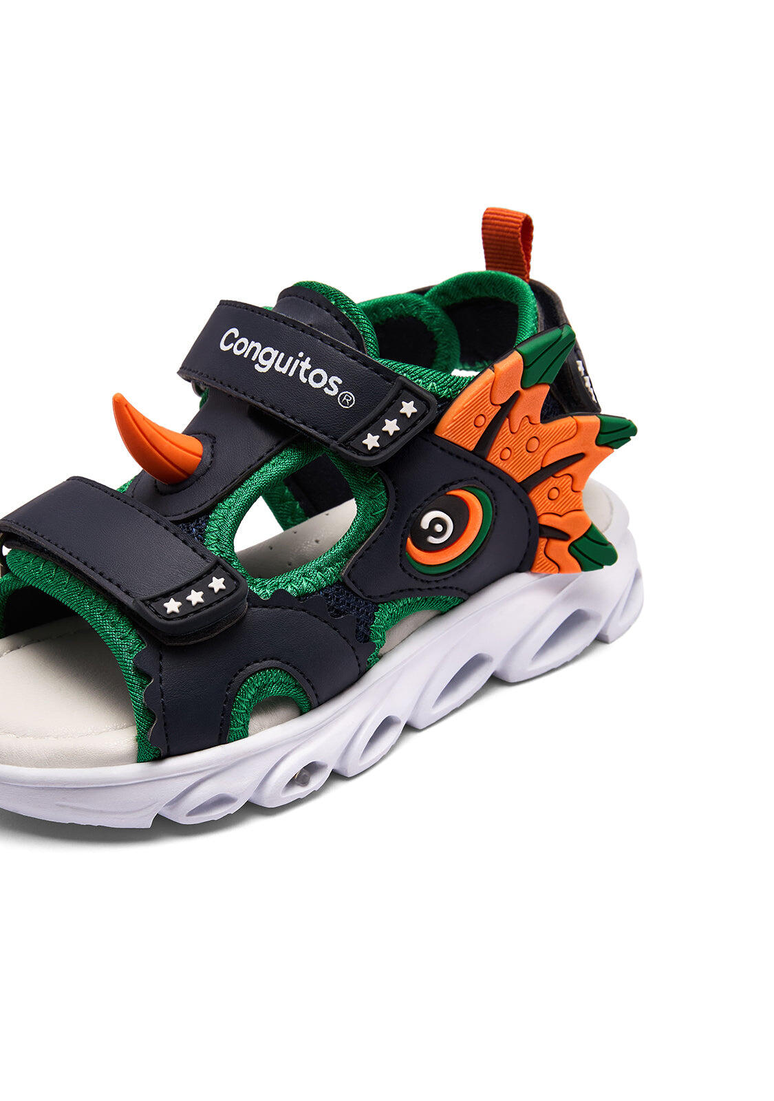 Sandalias Conguitos Luces Detalles Dino 5/5