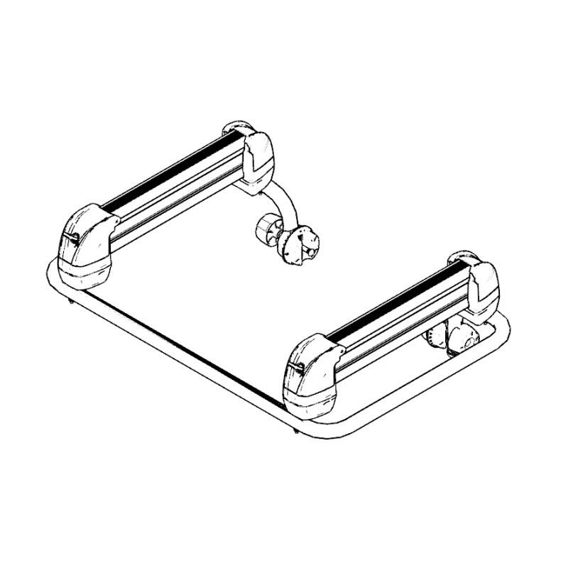 Extension pour Porte-skis G3 Peruzzo pour porte-vélos Pure Instinct et Parma 2/2