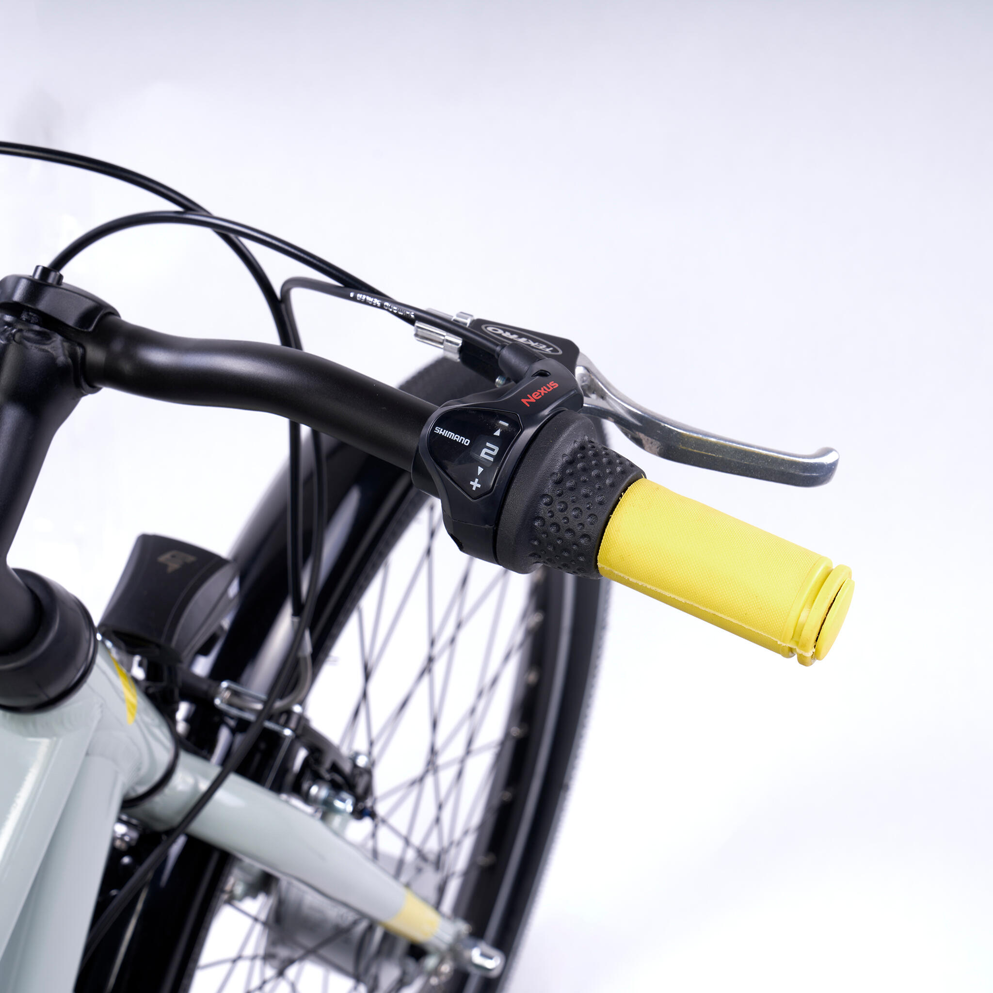 troX pro, 24 Zoll Kinderfahrrad, 3-Gang, Grau/Gelb, 130–145 cm 6/8
