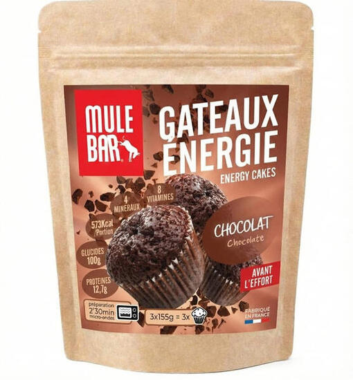 MULEBAR Gâteau énergie (Gatosport) chocolat 465g
