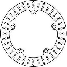 TRW Lucas MST239 Rigid Brake Disc (Rotor) — Replacement Brake Rotor.