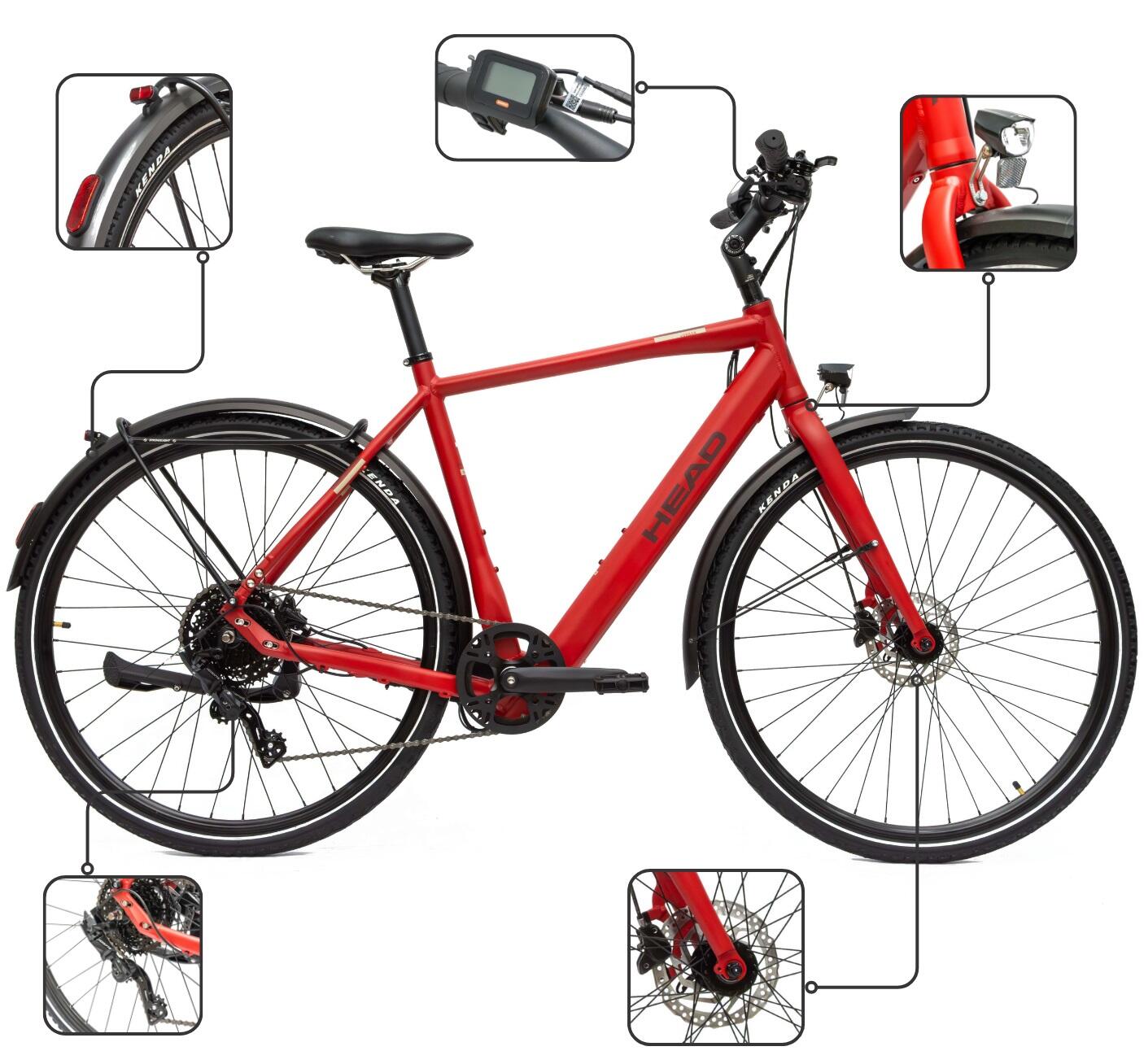 Rower  Elektryczny Trekkingowy HEAD Neo Koła 28" 3/7