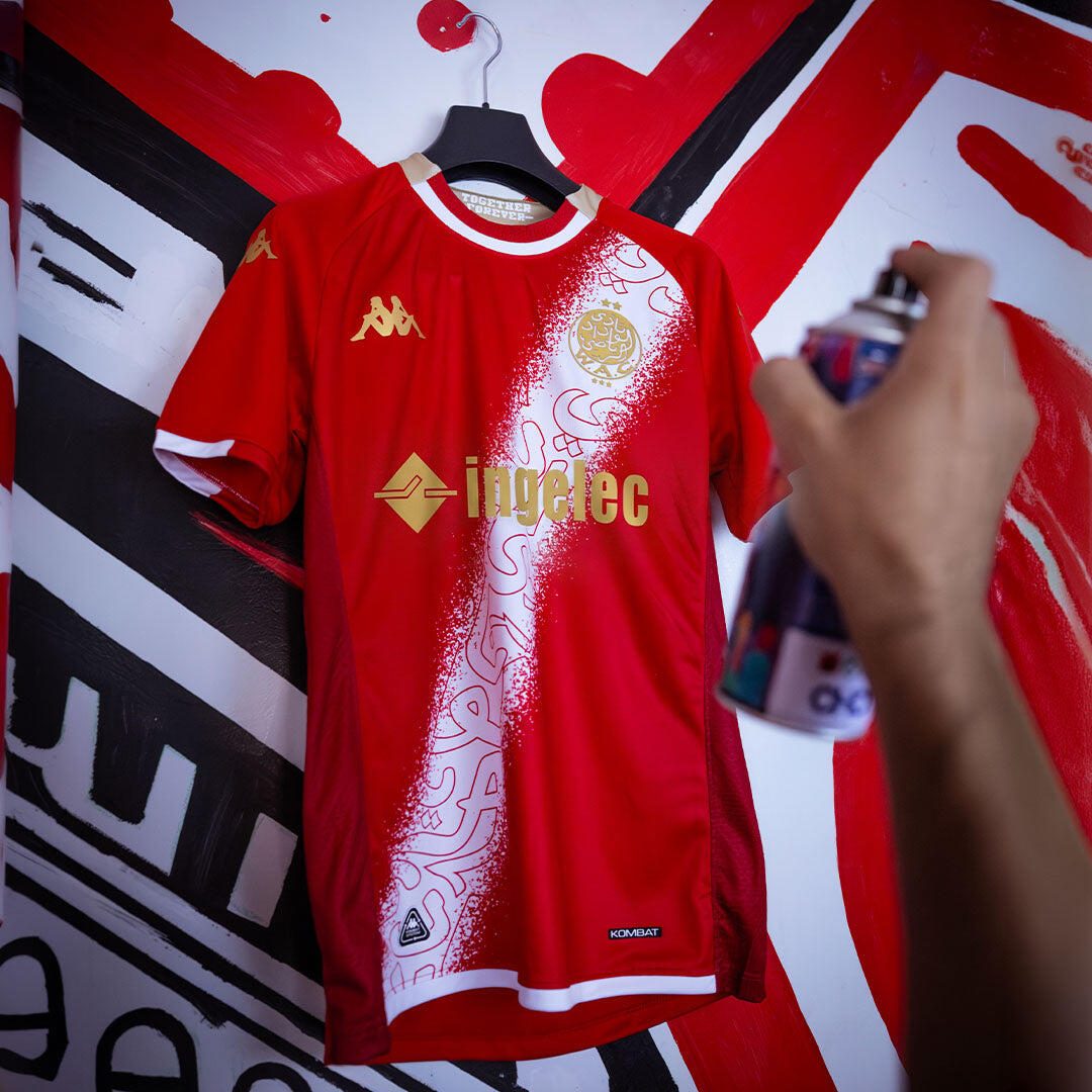 Maillot Kombat Away homme WYDAD AC 25/26 rouge 4/7
