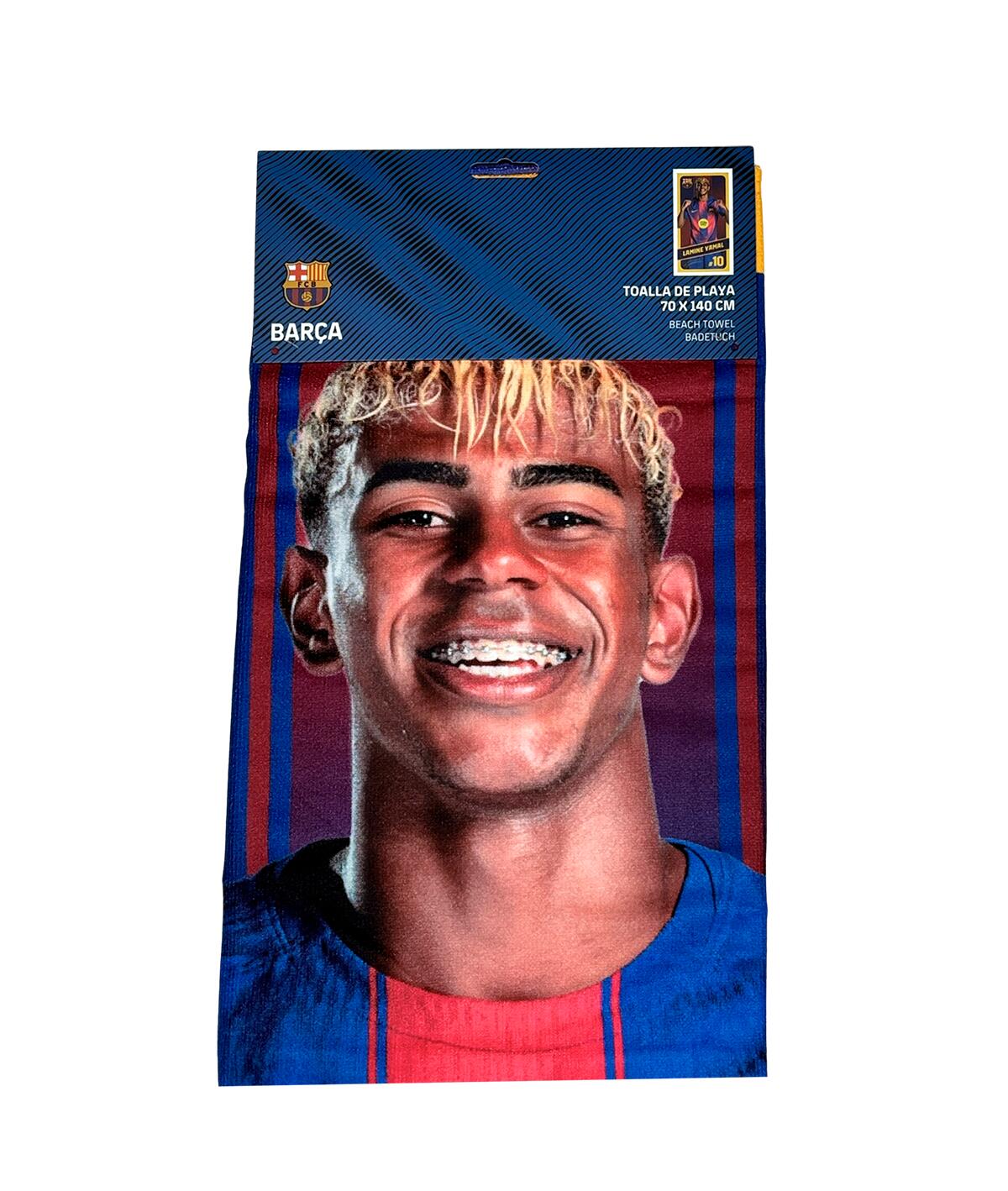 Toalla Playa FC Barcelona Oficial Lamine Yamal 2/4